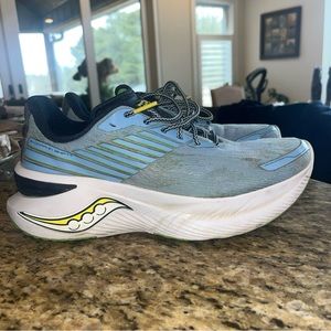 Saucony Endorphin Shift 3 Womens Running Shoes Blue Athletic Sneakers Size 10